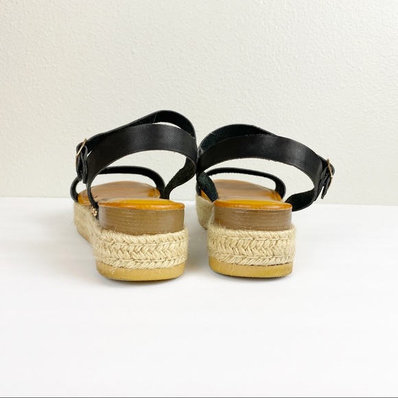 Rouge Helium Platform Sandals Espadrille Sz 8.5 - Picture 4 of 9